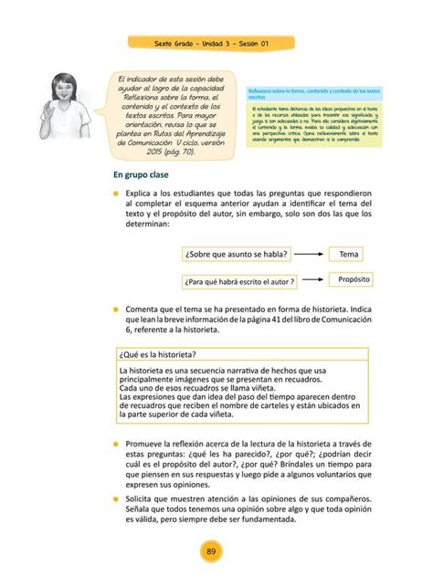 Documentos Primaria Sesiones Unidad03 Sexto Grado Integrados 6g U3 Sesion07 Pdf