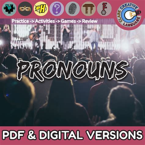 Pronouns Unit Bundle Clark Creative Education