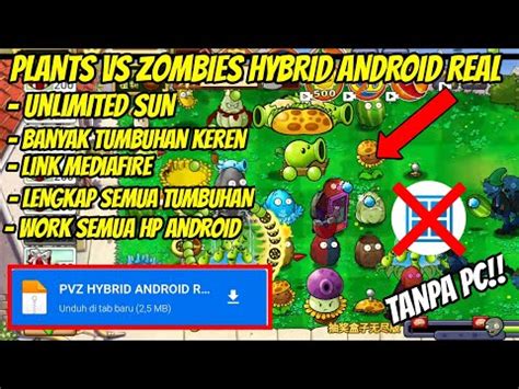 2023 RILIS PLANTS VS ZOMBIES HYBRID ANDROID REAL TERBARU PVZ