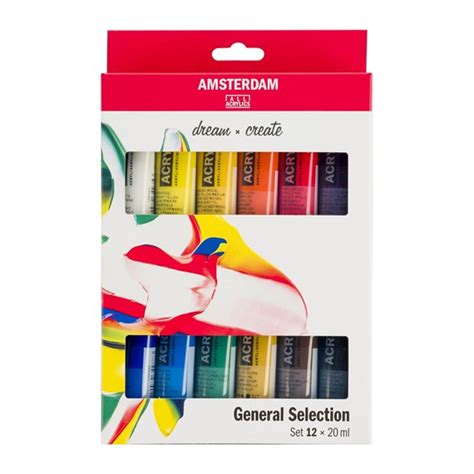 Amsterdam Acryl Standaard Set 12 X 20ml Brugman Art