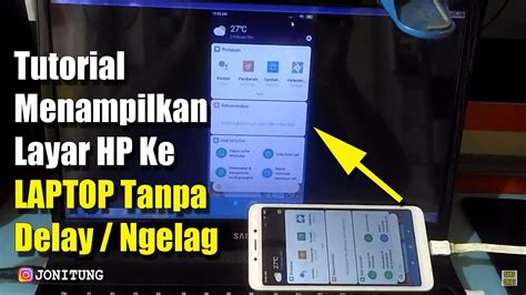 Tutorial Menampilkan Layar HP Ke LAPTOP Tanpa Delay Ngelag YouTube