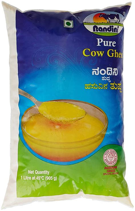 Buy Nandini Pure Cow Ghee 1l Pouch Online At Desertcartuae