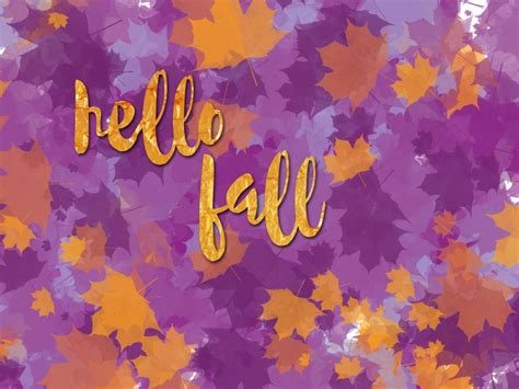 Hello Autumn Sign Wallpapers - Wallpaper Cave