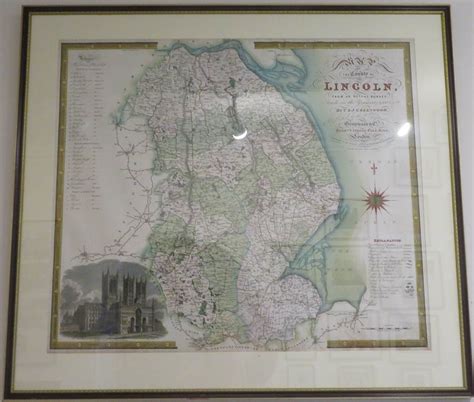 Map of Lincolnshire – Joseph Nickerson Memorial Gallery