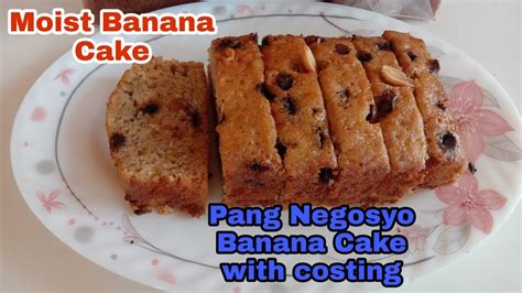 How To Make Super Moist Banana Cake Pang Negosyo Banana Cake With