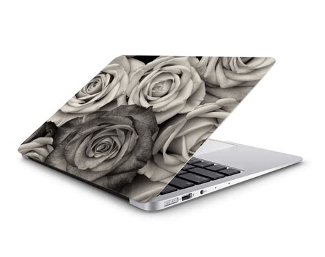 Floral Laptop Skin Roses Flowers Vinyl Decal Sticker Dell Etsy