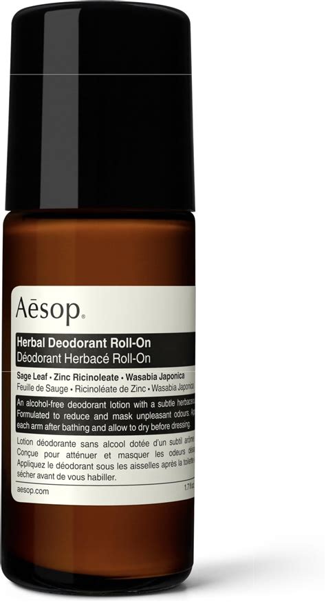 Amazon Aesop Herbal Deodorant Roll On Alchol Free Vegan