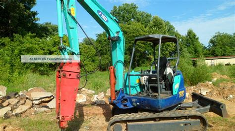 Ihi Nx Excavator Track Hoe Mini Excavator With Breaker