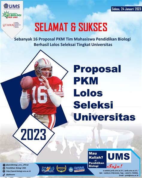 ALHAMDULILLAH 16 PROPOSAL PKM LOLOS TINGKAT UNIVERSITAS 2023