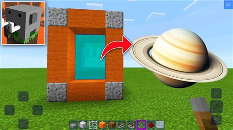 How To Make Portal To Saturn In Craftsman Building Craft Youtube