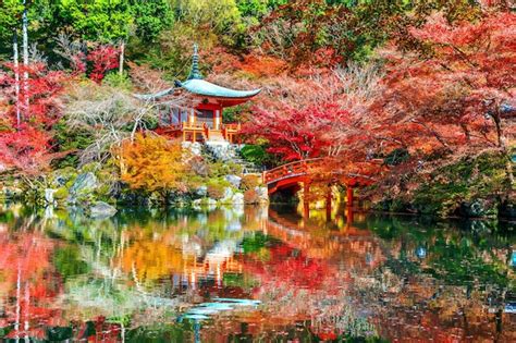 Temple Daigoji En Automne Kyoto Japon Saisons D Automne Photo Gratuite