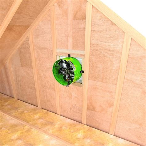 Quietcool 30 Watt Solar Powered Gable Mount Attic Fan In The Gable Vent Fans Department At