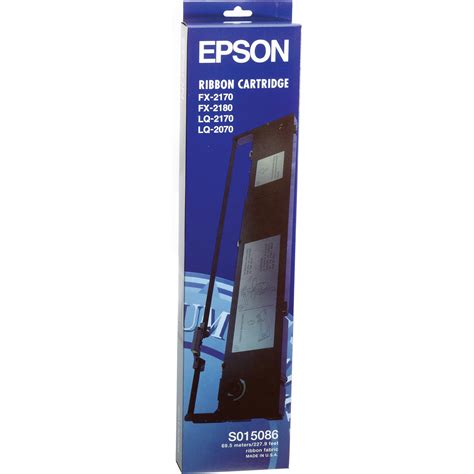 Original Epson S015086 Black Fabric Ribbon C13S015086 Epson LQ 2190