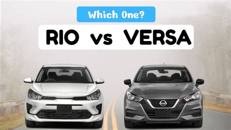 Kia Rio Vs Nissan Versa Which Wins Youtube