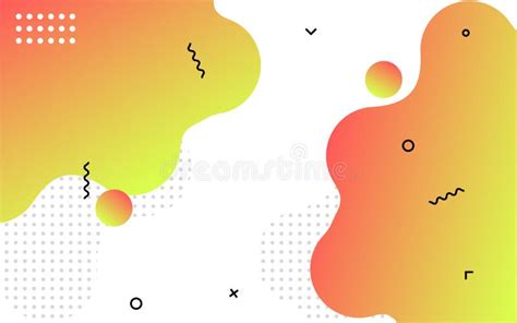 Liquid Abstract Banner Design Fluid Vector Shaped Background Stock