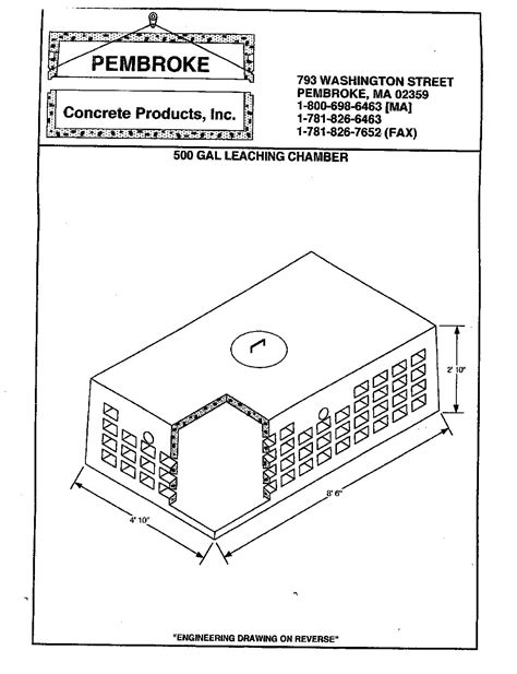 Storm Water Products / Leaching Chambers - Scituate Concrete Products