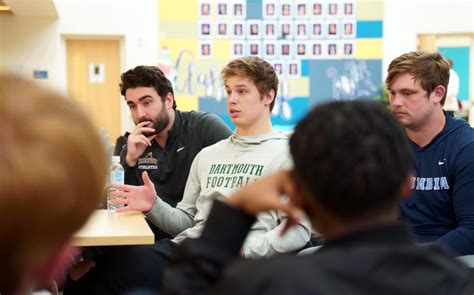 Ivy League Football All Stars Visit Dodea Players Ahead Of Bowl Game In