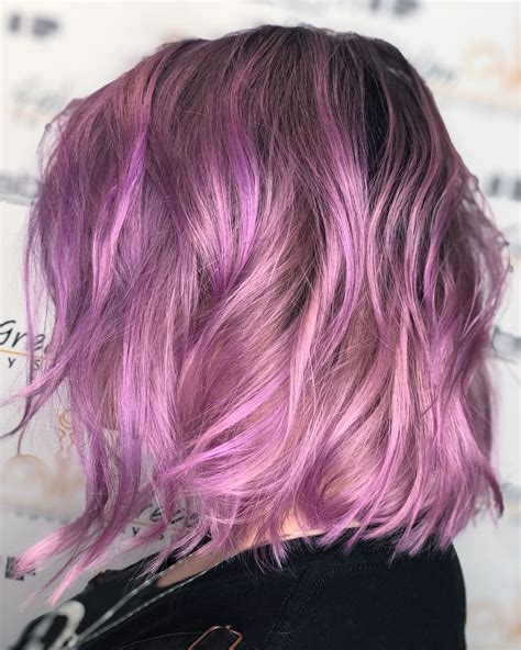 Pale Purple And Pink Hair Color Hair Color Hair Color Pink How To