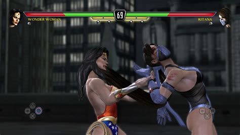 Mk Vs Dc Klose Kombat Wonder Woman Vs Kitana Youtube