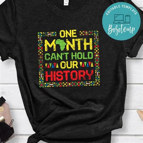 One Month Cant Hold Our History African Black History Month Png File