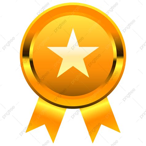 Medalla De Estrella De Oro Png Dibujos Oro Estrella Medalla Png Y