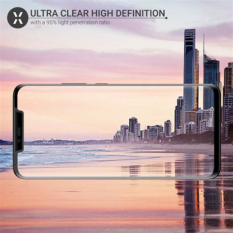 Olixar Huawei P Lite Full Cover Glass Screen Protector Black