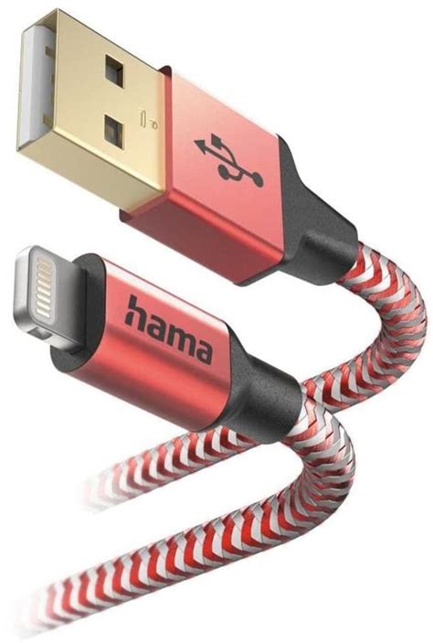 Hama Ladekabel Usb A Auf Lightning 15 Meter Nylon In Rot Kaufen Auf Ricardo