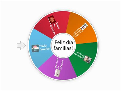 Ruleta del Día de la familia Rueda aleatoria