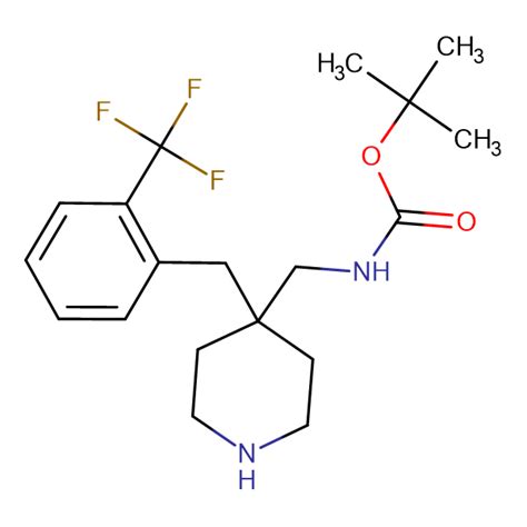 Tert Butyl 4 2 Trifluoromethyl Benzyl Piperidin 4 Yl Methylcarbamate