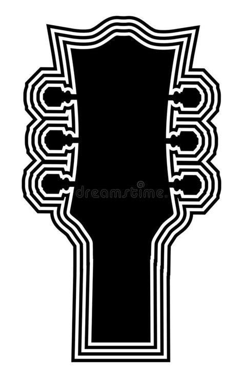 Guitar Headstock Abstract Stock Vector Illustration Of Artwork 276574456