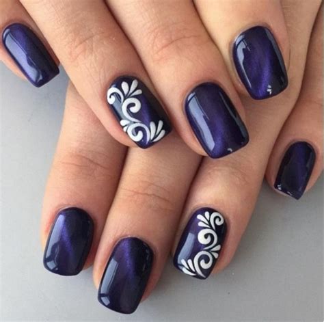 30 DARK BLUE NAIL ART DESIGNS - nenuno creative