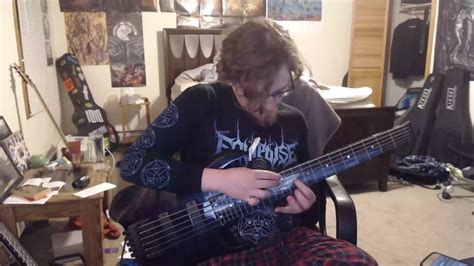 Archspire The Plague Of Am Single Take Bass Cover Youtube