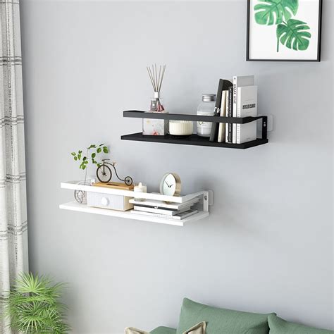 Adhesive Wall Shelf No Drillsolid Wooden Wall Boardwall Mounted Shelf