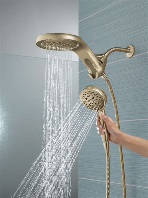 Hydrorain® H2okinetic® 5 Setting Two In One Shower Head In Lumicoat