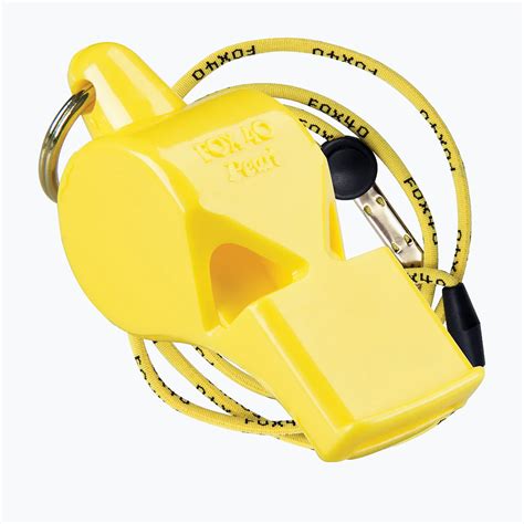 Gwizdek Ze Sznurkiem Fox Pearl Safety Yellow Sportano Pl