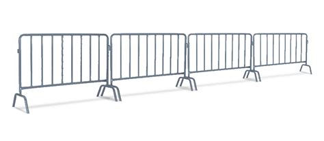 Interlocking Steel Barricade Pack Of 4 Alpine