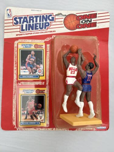 1989 Kenner Starting Lineup One On One Michael Jordan Isiah Thomas