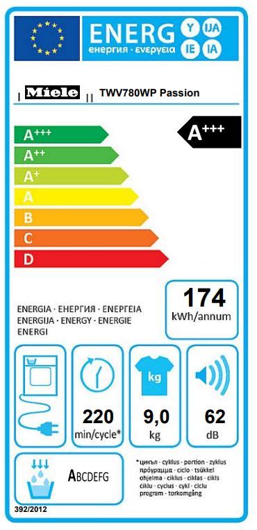 MIELE TWV 780 WP sušilni stroj