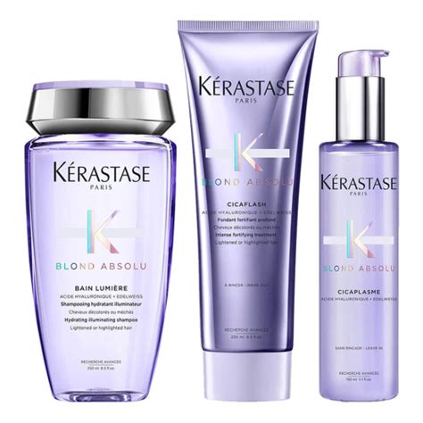 Kit Kérastase Blond Absolu Bain Lumière 250ml Fondant Cicaflash 250ml