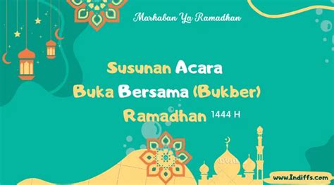 Lengkap Contoh Susunan Acara Buka Puasa Bersama Bukber