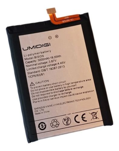 Bateria Umidigi Bison 5000mah Original Pronta Entrega MercadoLivre