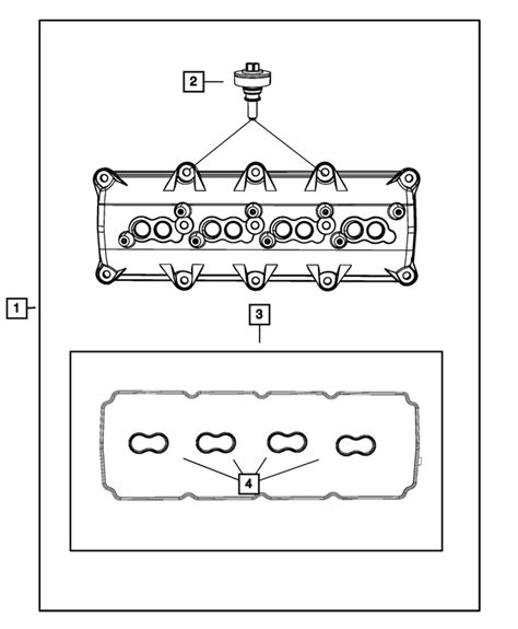 Mopar Cylinder Head Cover Gasket Kit Ab Mopar Estore