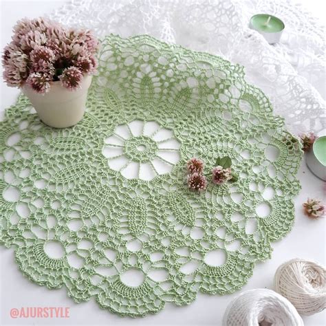 Tecendo Artes em Crochet Toalhinha Verde Água