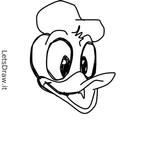 How To Draw Donald Duck Wkudc Rii Png Letsdrawit