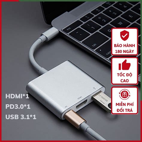 hub type   cong chuyen doi hub usb type   hdmi usb  pd