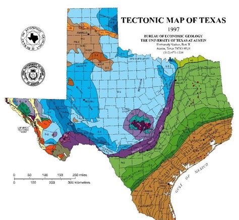 Map Of Fault Lines In Texas - Latin America Map