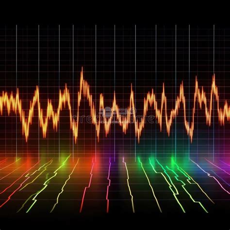 Oscilloscope Waveform on Its Screen. Generative AI Stock Photo - Image ...