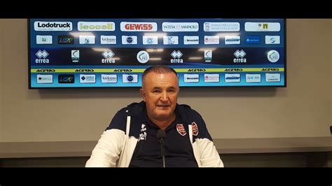 PRESS ROOM Gigi Fresco Al Termine Della Sfida Con L AlbinoLeffe YouTube