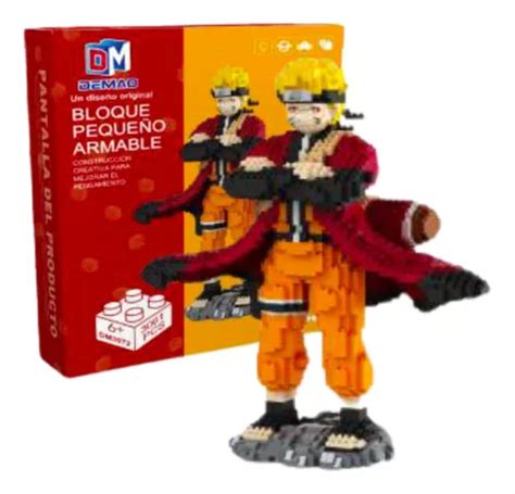 Figura Naruto Sabio Shippuden Mini Bloques Armables Env O Gratis