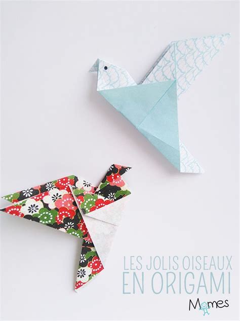 Oiseau En Origami Avec Du Papier Comment En Faire Oiseau Origami